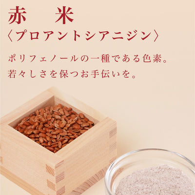 三種の古代米と発芽玄米が入った豊ブレンド米粉